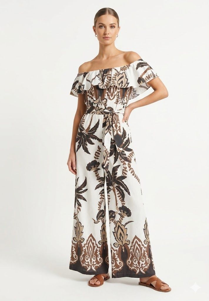 Exotic Elegance Wide - Leg Ολόσωμη φόρμα 